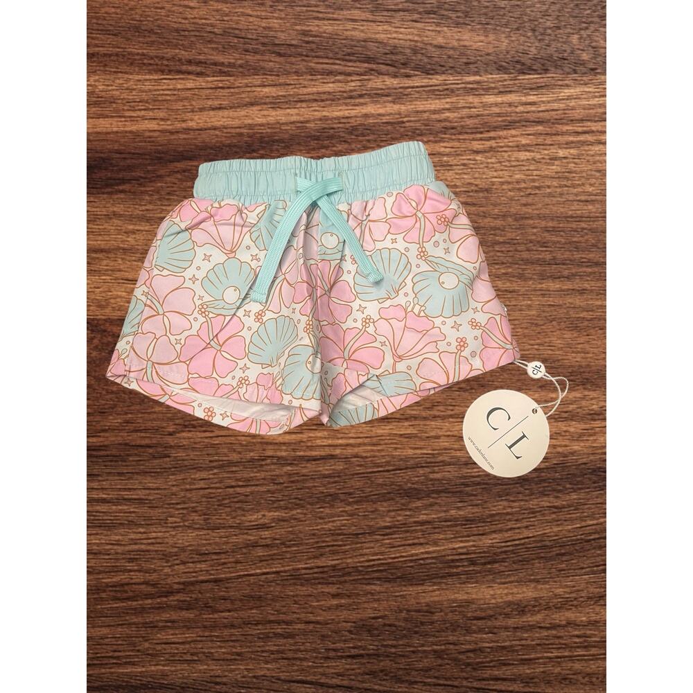 Caden Lane Ohana Seashells Swim Trunks